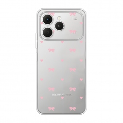 Силиконовый чехол Простые бантики 3 на Tecno Spark 40