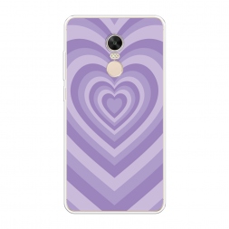 ����������� ����� Violet heart latte �� Xiaomi Redmi Note 4X (Global)