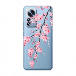 Силиконовый чехол Розовая сакура на Xiaomi 12 Pro