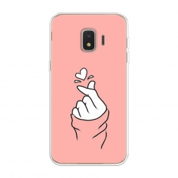 Силиконовый чехол Любовь-щелк на Samsung Galaxy J2 Core (2018/2020)