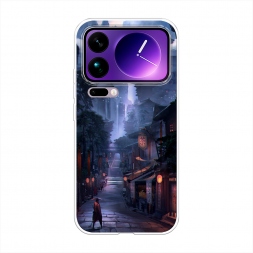 Силиконовый чехол Одинокий самурай на Xiaomi 17 Pro Max