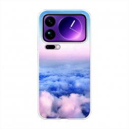 Силиконовый чехол Облака на Xiaomi 17 Pro Max