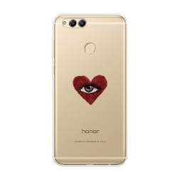 Силиконовый чехол heart eye 2 на Honor 7X