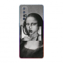 ����������� ����� Mona Lisa sucking lollipop �� Oppo Reno 3 Pro