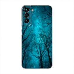 Силиконовый чехол Сказочный лес на Samsung Galaxy S22