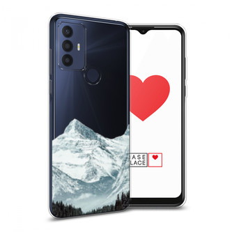 Силиконовый чехол Горы арт 1 на TCL 30 SE