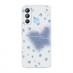 ����������� ����� Blooms in time blue �� Tecno POP 5 LTE