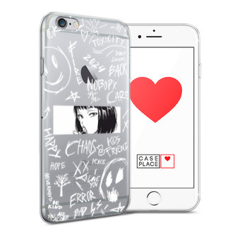 ����������� ����� Manga graffiti white �� iPhone 6S