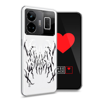 Силиконовый чехол Death graffiti на Realme GT3