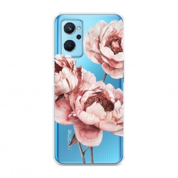 Силиконовый чехол Акварельные бутоны на Oppo A96 4G