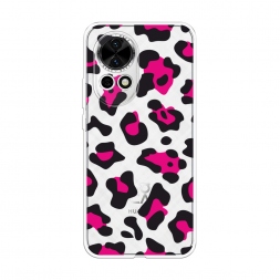 Силиконовый чехол Pink cow spots на Huawei Nova 13