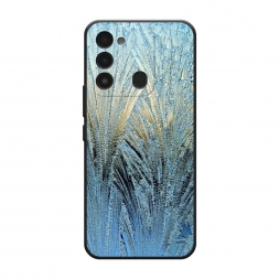 Матовый силиконовый чехол Лёд на Tecno Spark Go 2022