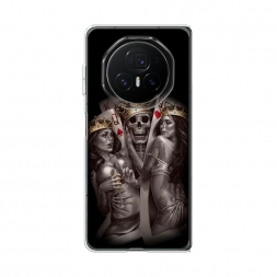 Силиконовый чехол Карты король и королевы на Honor Magic V3