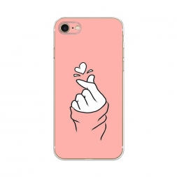 Силиконовый чехол Любовь-щелк на iPhone 7