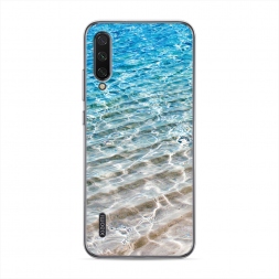 Силиконовый чехол Волны 10 на Xiaomi Mi A3
