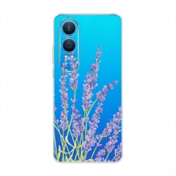 Силиконовый чехол Лавандовые стебли на OnePlus Nord CE4 Lite 5G