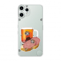 Силиконовый чехол Котёнок бутерброд на CMF Phone 2 pro