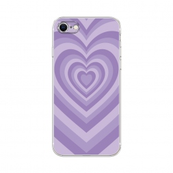 ����������� ����� Violet heart latte �� iPhone 8