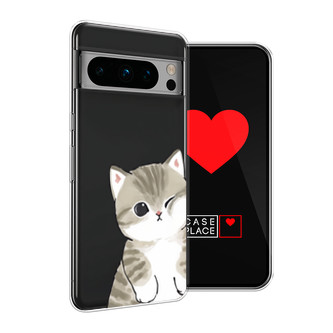 Силиконовый чехол Пухлый котик на Google Pixel 8 Pro