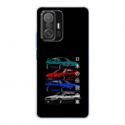 Силиконовый чехол JDM Legend cars на Xiaomi Mi 11T
