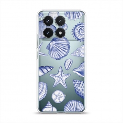 Силиконовый чехол Морской паттерн на Xiaomi Redmi K70 5G