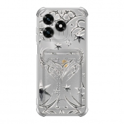 Карман Сердце узор абстрактный на Honor X5c