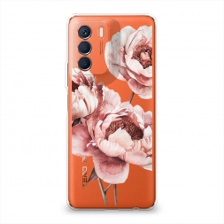 Силиконовый чехол Акварельные бутоны на Infinix Zero 5G 2023