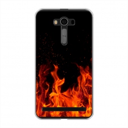 Силиконовый чехол Все в огне на Asus Zenfone 2 ZE550ML/ZE551ML