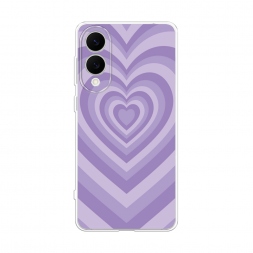 ����������� ����� Violet heart latte �� Samsung Galaxy S25 Edge