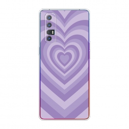 ����������� ����� Violet heart latte �� Oppo Reno 3 Pro
