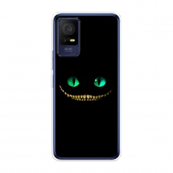 Силиконовый чехол Зеленоглазый чеширский кот на TCL 405