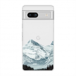 Силиконовый чехол Горы арт 1 на Google Pixel 7a