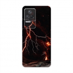 Силиконовый чехол Молния 4 на Xiaomi Redmi K50