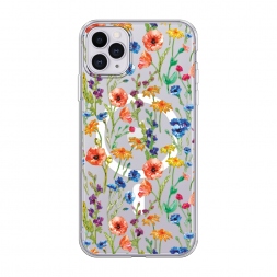 Маки и васильки фон на iPhone 11 Pro Max