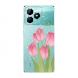 Тюльпаны рисунок 1 на Realme C51
