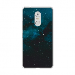 Силиконовый чехол Синий космос на Lenovo K6 Note