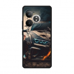 Матовый силиконовый чехол На износ на Realme GT 6T