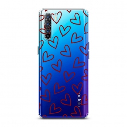 ����������� ����� Little hearts doodles 2 �� Oppo Reno 3