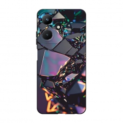 Матовый силиконовый чехол Отражение солнца на Infinix Hot 30i