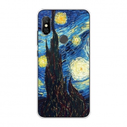 Силиконовый чехол Ван Гог Звездная ночь на Xiaomi Redmi Note 6 Pro
