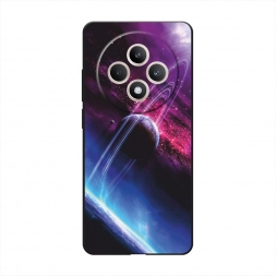 Матовый силиконовый чехол Космос 17 на Oppo Reno 12F