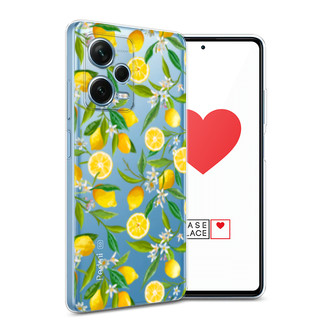 Силиконовый чехол Сочные лимоны на Redmi Note 12 Pro Plus