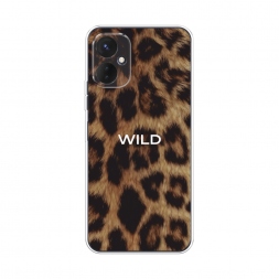Силиконовый чехол Wild на леопарде на Tecno Spark 9 Pro