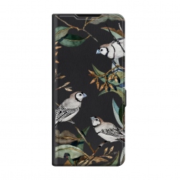 Чехол-книжка Premium Птицы в листве на Nothing Phone 3a lite