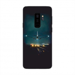 Силиконовый чехол Ночной рейс на Samsung Galaxy S9 Plus