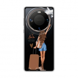 Силиконовый чехол Живи люби мечтай на Huawei Mate 60