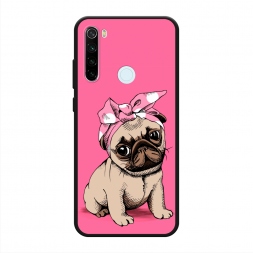 Матовый силиконовый чехол Dog Pin-Up на Xiaomi Redmi Note 8T
