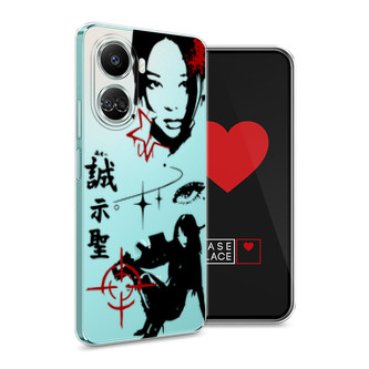 Силиконовый чехол Девушка с винтовкой на Huawei Nova 10 SE
