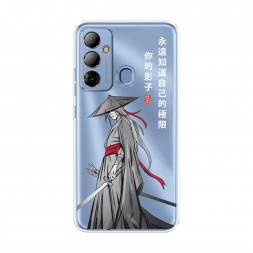 Силиконовый чехол Странствующий самурай на Tecno Pop 6 Go
