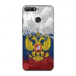 Силиконовый чехол РФ на Honor 7A Pro